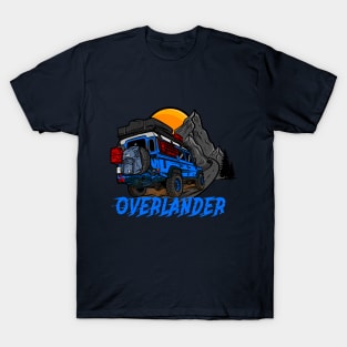 Blue Land Rover Defender Adventure Seeker T-Shirt